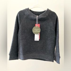 Brand New With Tag Monoprix French brand toddler anthracite grey sweater